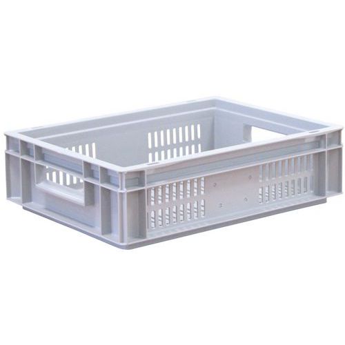 Contenitore impilabile, 10L, fondo forato, pareti forate,