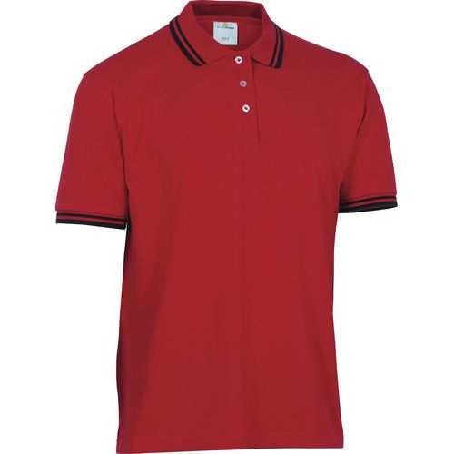 Polo piqué 100 % cotone 200 g/m² rosso taglia 3XL,