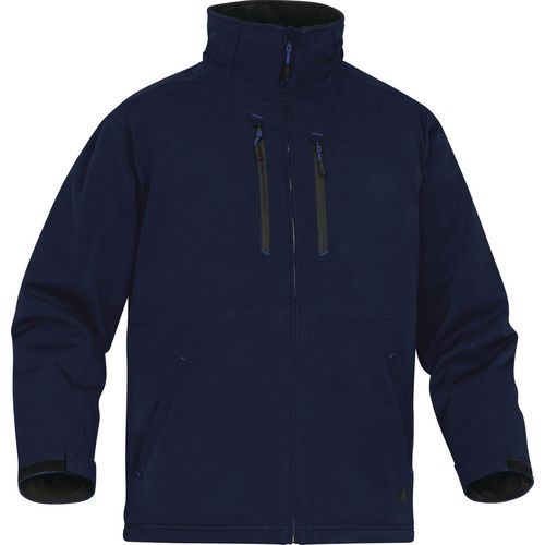 Parka in poliestere / elastano - impermeabile e traspirante - Blu -  Taglia : S,