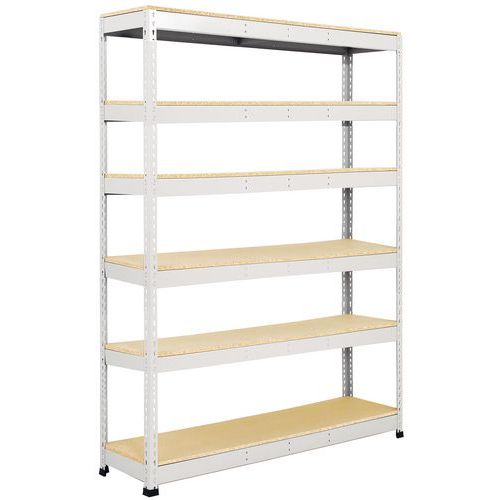 Scaffalatura Manutan Rapid 1 2440x1830x915 6 rip truc grigio,