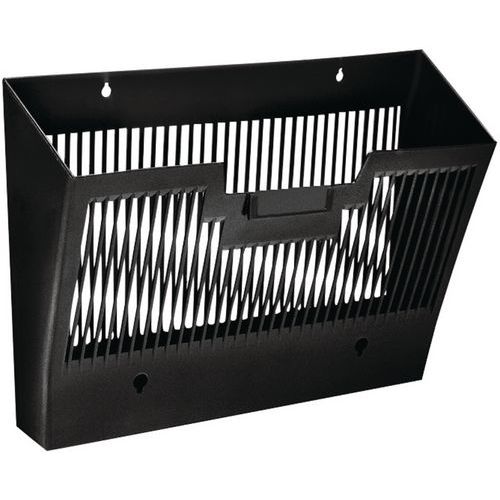 Casellario a parete magnetico 1 scomparto - Nero,