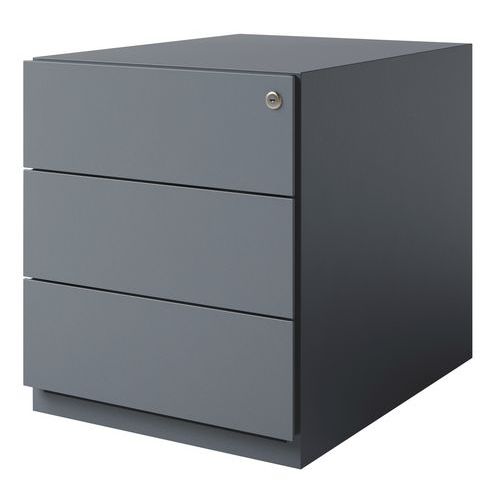 Cassettiera mobile in metallo - 3 cassetti - Antracite,