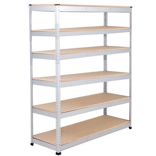 Scaffalatura Manutan Rapid 1 2440x1830x610 6 rip truc zinc,