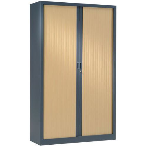 Armadio alto 120x198cm antr 7016 ante serr rov chiaro,