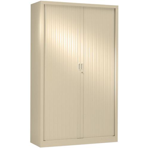 Armadio alto con ante a serranda 120 x 198 cm 1015 beige,