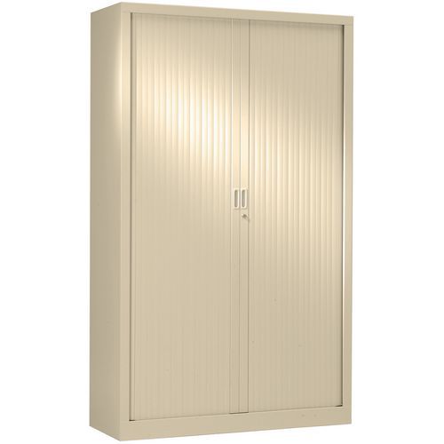 Armadio alto con ante a serranda 100 x 198 cm 1015 beige,
