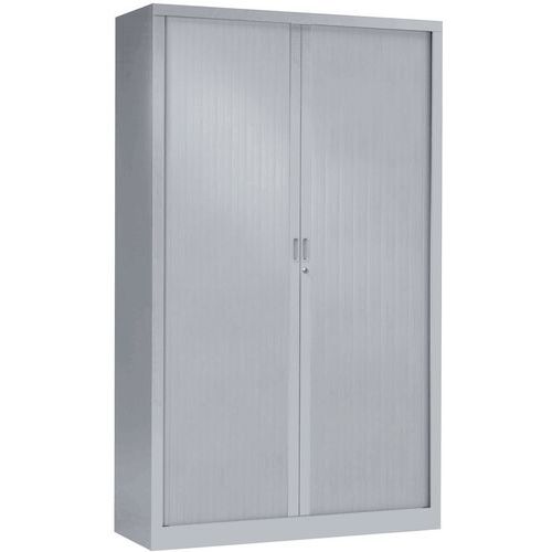 Armadio alto con ante a serranda 100 x 198 cm 7035 grigio,