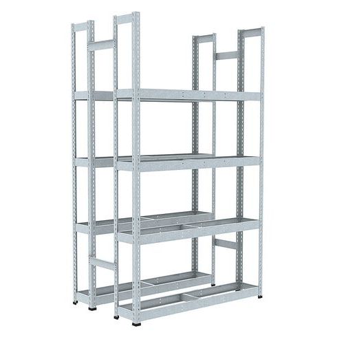 Scaffalatura pneumat Rapid 1 2440x1525x455-4 ripiani zinc,