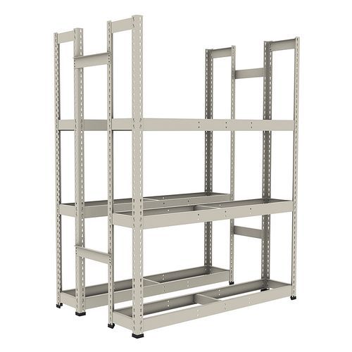 Scaffalatura pneumat Rapid 1 1980x1525x455-3 ripiani-Grigio,