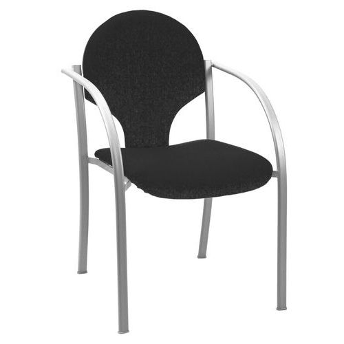Sedia collettività Elice rivestimento FILI DI LUCE nero,