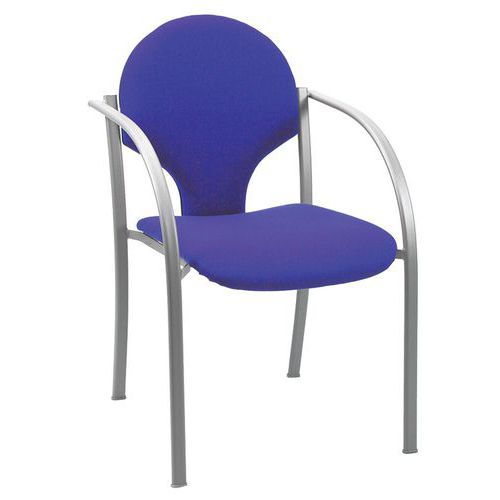 Sedia collettività Elice rivestimento TARGET NO FLAME blu,