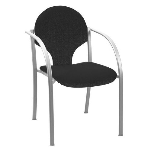 Sedia collettività Elice rivestimento TARGET NO FLAME nero,