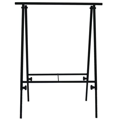 Cavalletto in acciaio regolabile in altezza,