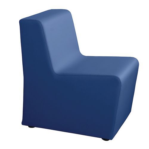 Divano X1 FILI DI LUCE blu 1 posto,