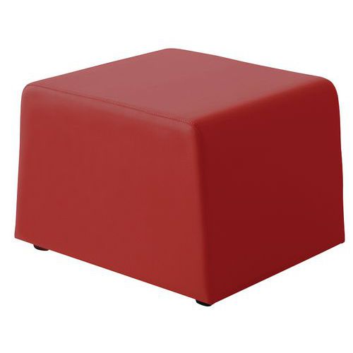 Divano X1 FILI DI LUCE rosso pouf 1 posto,