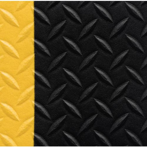 Tappeto antifatica Diamond Sof-Tred™ 90x200cm Nero/ Giallo,