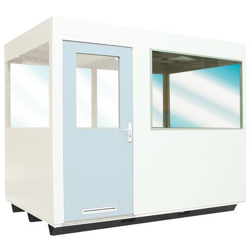 Doppia Vetrata + Isolamento per Cabine 3x3m,