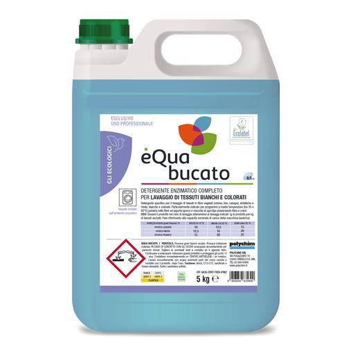 Detergente enzimatico per lavatrici EQUA BUCATO 5 Kg,