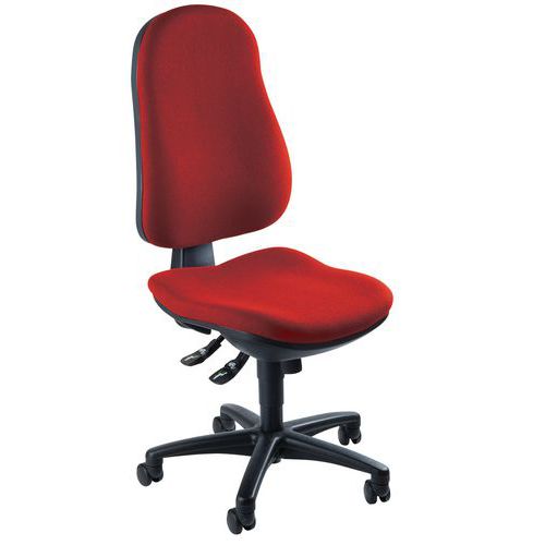 Sedia Da Ufficio Point 90 Mat.Base:Poliam Colore:Rosso,