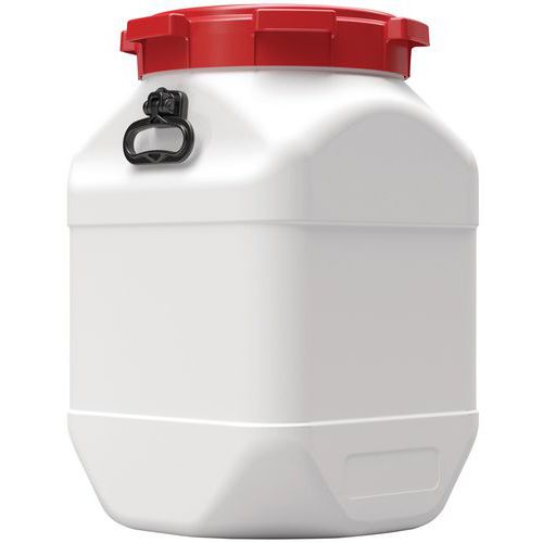 Fusto quadrato con coperchio - 66 L,