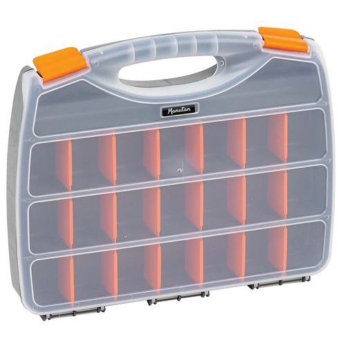 Valigetta con separatori rimovibili 380x310x60 mm,