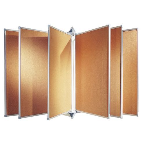 supporto da parete 6 pannelli in sughero 90x90 cm,