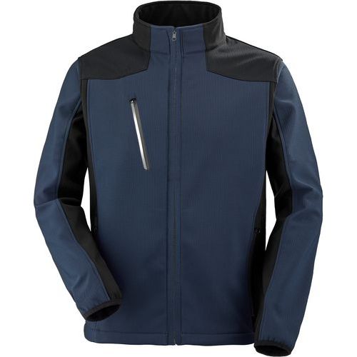 Softshell caucase navy/nero S,