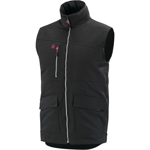 Giubbotto imbottito senza maniche Hammer nero/grigio T5,