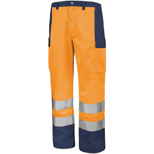 Pantalone fluo Base xp arancione fluo/blu marina 0,