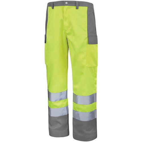 Pantalone fluo Base xp giallo fluo/grigio acciaio 0,