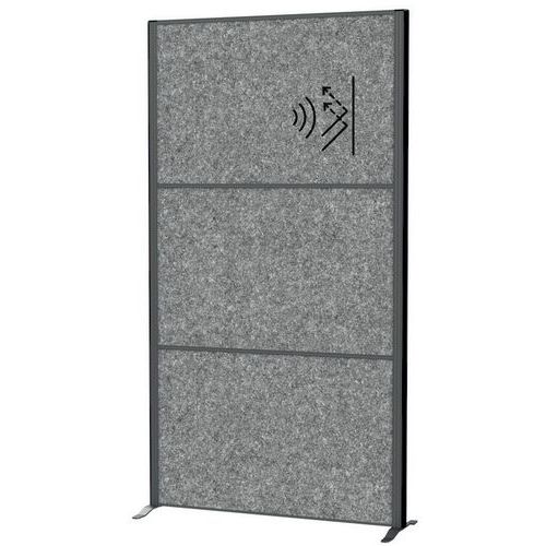 Separatore per scrivania fonoassorbente Connecto 3x - Maul,