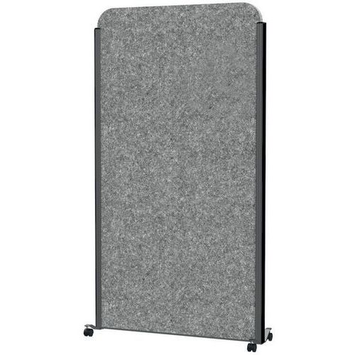 Separatore scrivania fonoassorb Cocoon 100x180 antrac MAUL,