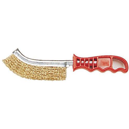 Spazzola convessa in acciaio duro,