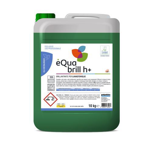 Detergente per lavastoviglie EQUA BRILL H+ 10 Kg,
