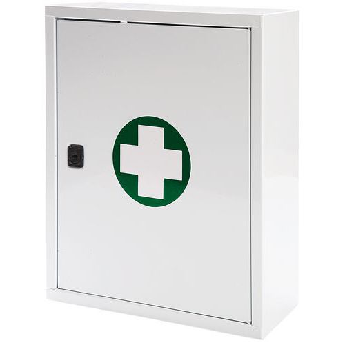 AdirMed Armadietto Per Medicinali Con Serratura, Da Parete