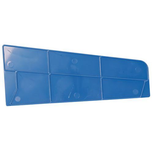 Separatore plastica blu Prof.: 20cm,