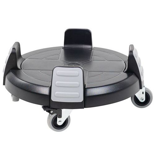 Base a rotelle per contenitori rotondi 85 e 120 l ,