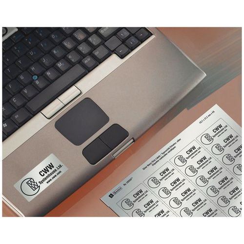 etichette finitura metallica