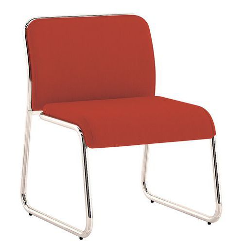 Seduta collettività Carosello rivestimento ignifugo rosso,