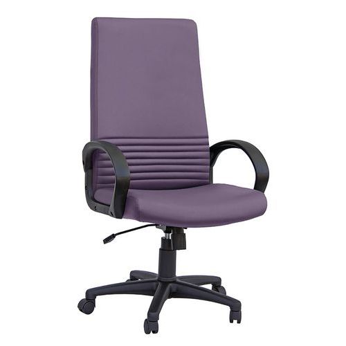 Sedia direz.Chorus alta bordeaux ignifug base+braccioli neri,