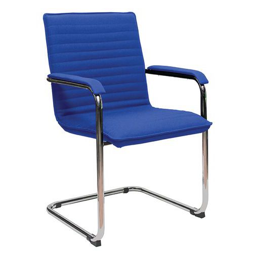 Sedia collett. Cyndy IGNIFUGO blu,