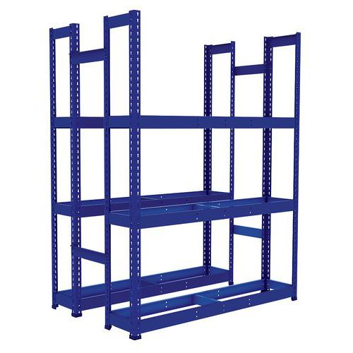 Scaffalatura pneumatici Rapid 1 1980x1525x455-3 ripiani-Blu,