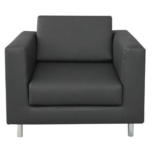 Divano ERICA ECO LEATHER grigio 1 posto,