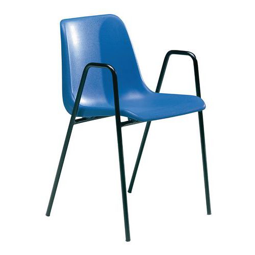 Sedia per collettività ESSE blu,