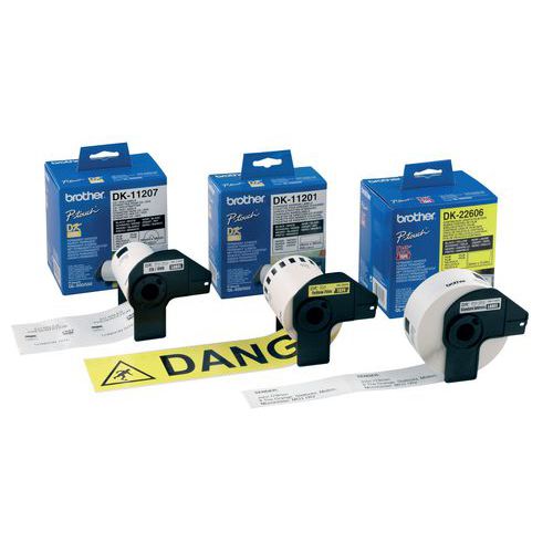 Nastro Brother Dk Colore Bianco 62 mm x 100 mm,