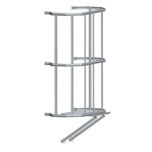 Barriera Di Sicurezza E Piattaforma Per Scala A Rampa,