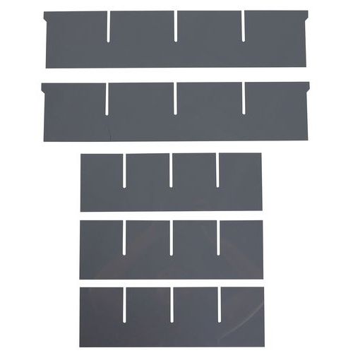 Kit separatori cassetto L295 x H110mm,