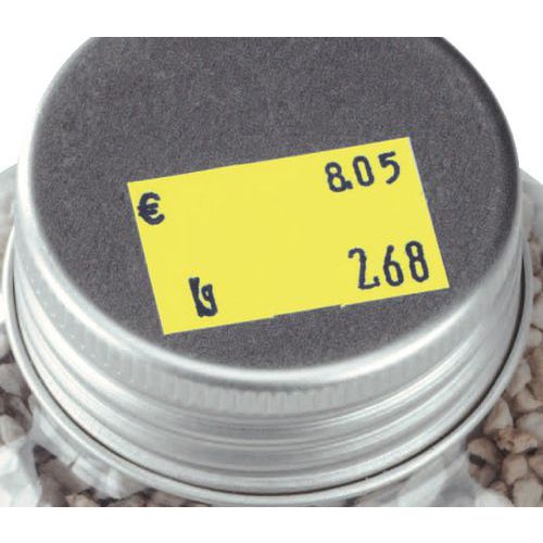 Meto Etichette Per Etichettatrice (22x16 Mm, 2 Righe, 12.000 Pezzi