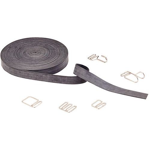 Cinghia Regolabile In Gomma Materiale:1 Rotolo Da 25 M,