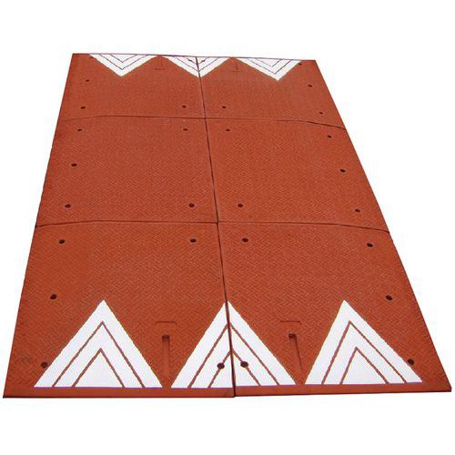 Set di cuscini berlinesi 3 x 1,8m in 6 elementi,